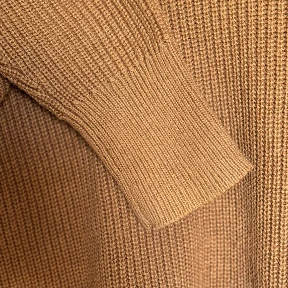 J.Crew Cashmere Blend Mock Neck Sweater | Brown | Small - Picture 4 of 7